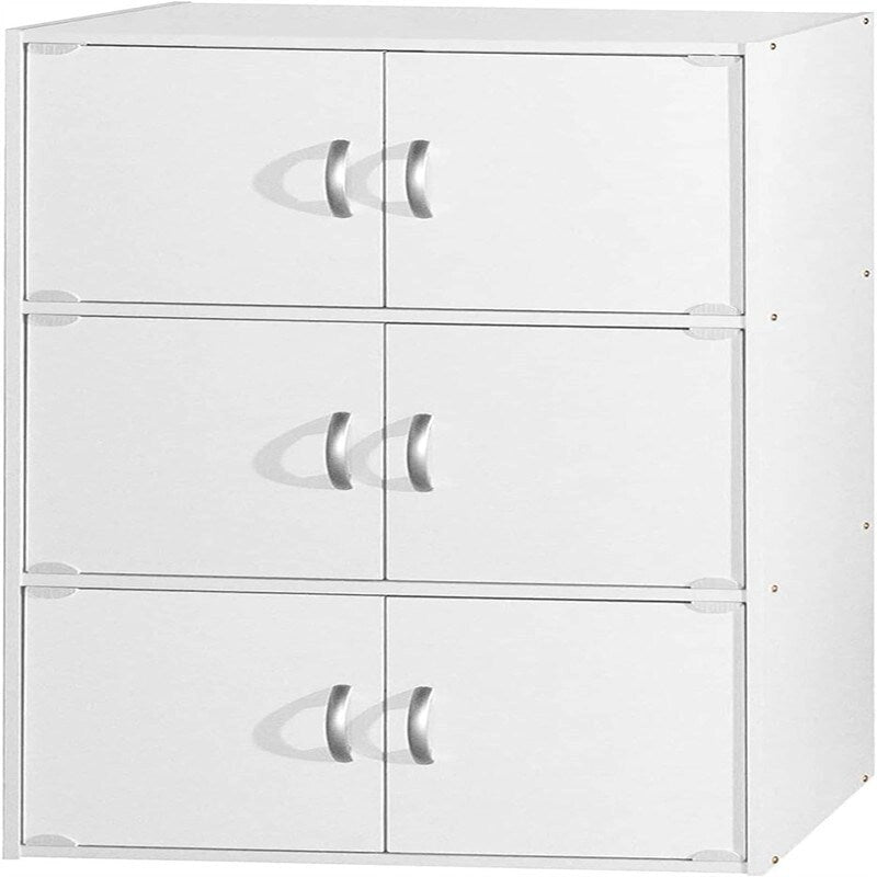 Bibliothèque avec armoire 3 étagères