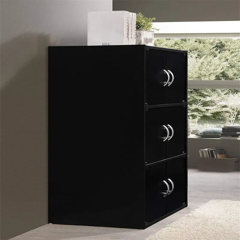 Bibliothèque avec armoire 3 étagères