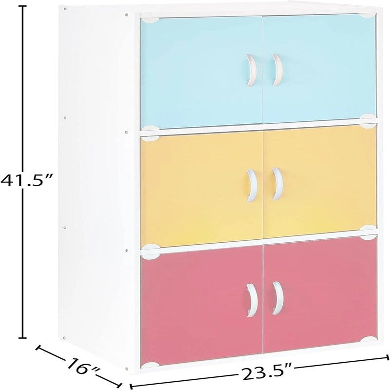 Bibliothèque avec armoire 3 étagères