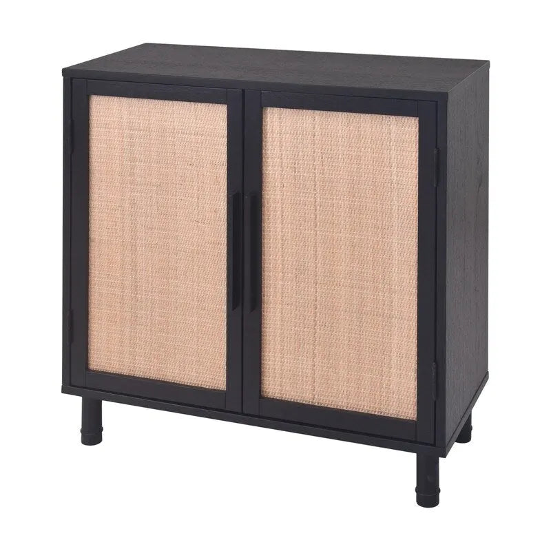 Hopper Studio Delancey Meuble bas 2 portes noir marron