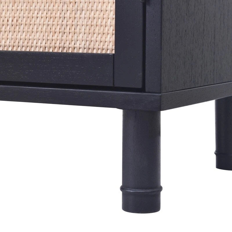 Hopper Studio Delancey Meuble bas 2 portes noir marron