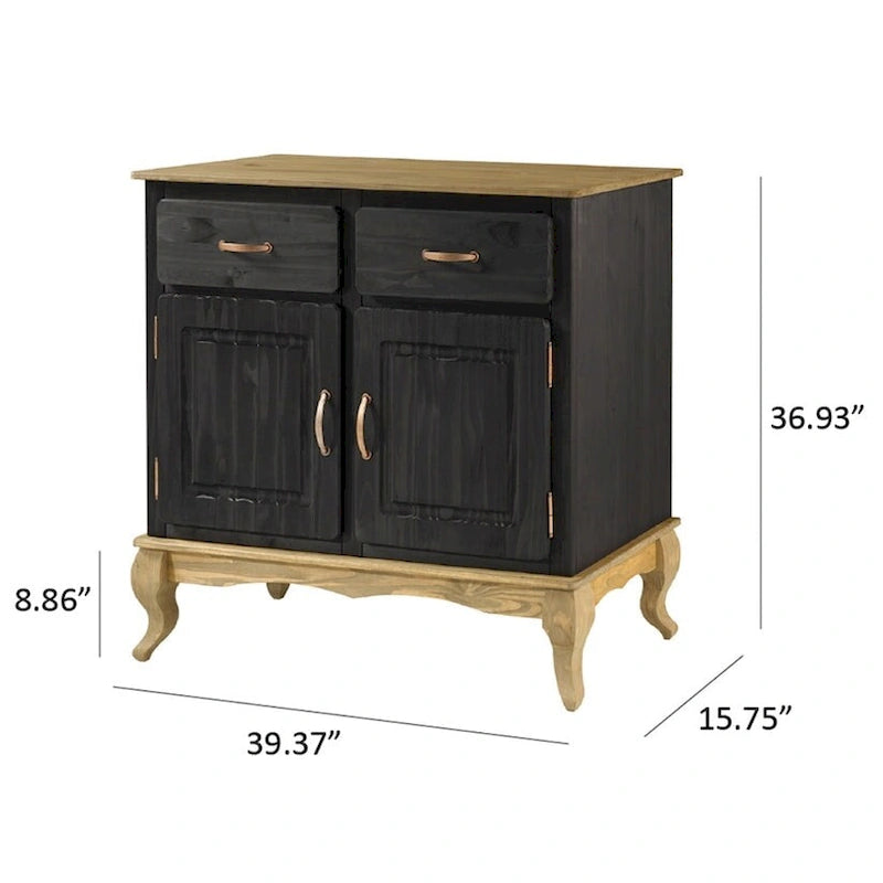 Buffet Vert en Bois